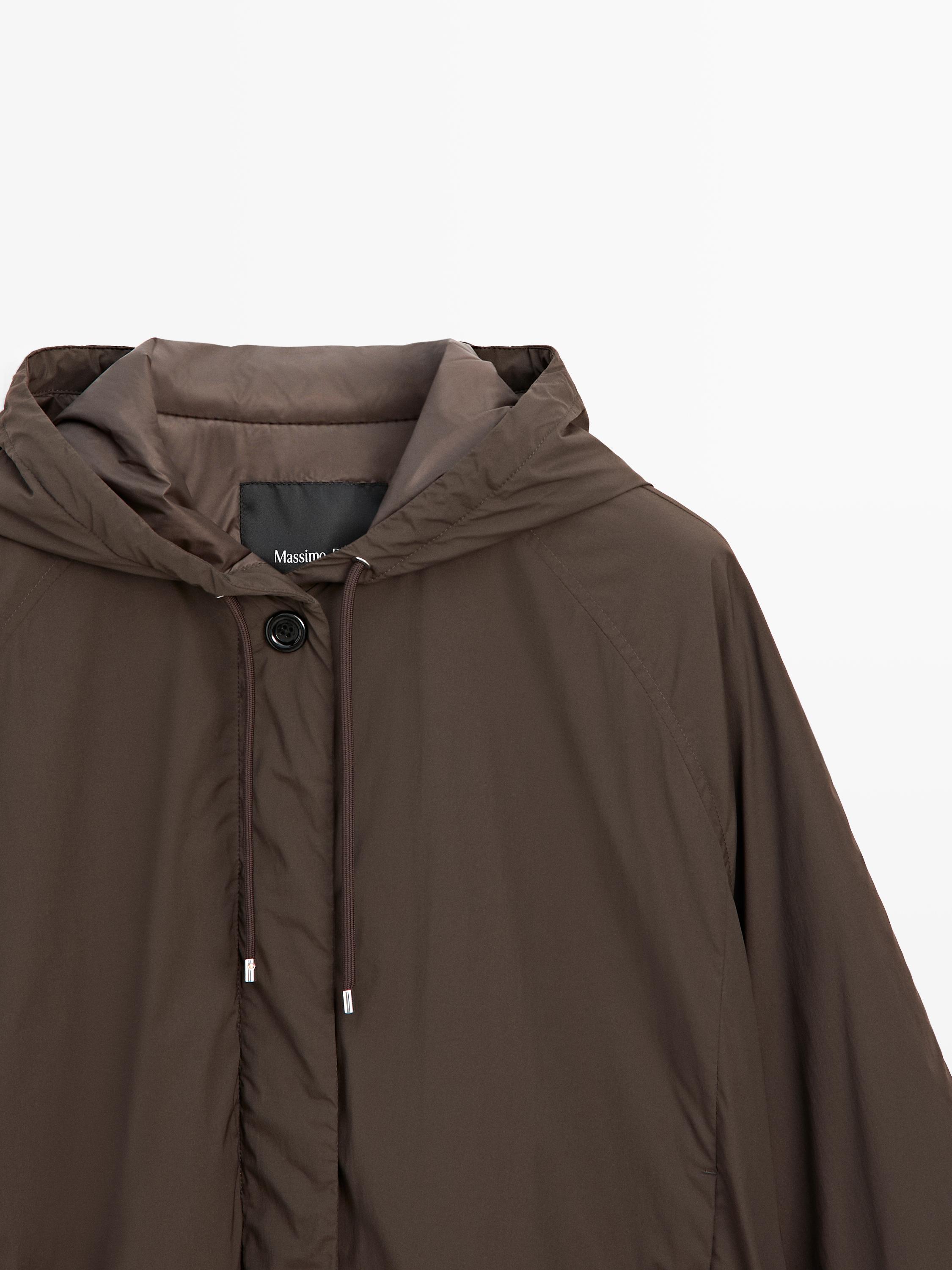 Veste bouffante à col montant